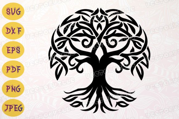 Family Tree with Branches SVG Ancestry Graphics