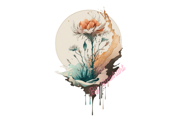 Flower Water Colour Graphics: A Freebie for Elegant Handmade Projects