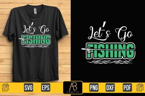 Let’s Go Fishing Graphics Freebies