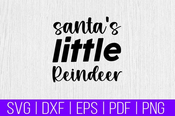 Santa’s Little Reindeer SVG: A Festive Graphic Design Freebie for Local Businesses