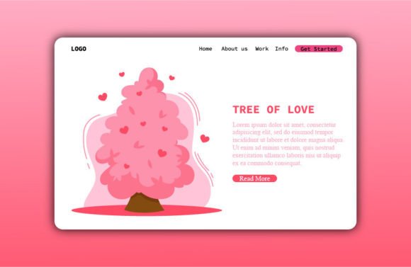 Website Illustration - Tree of Love